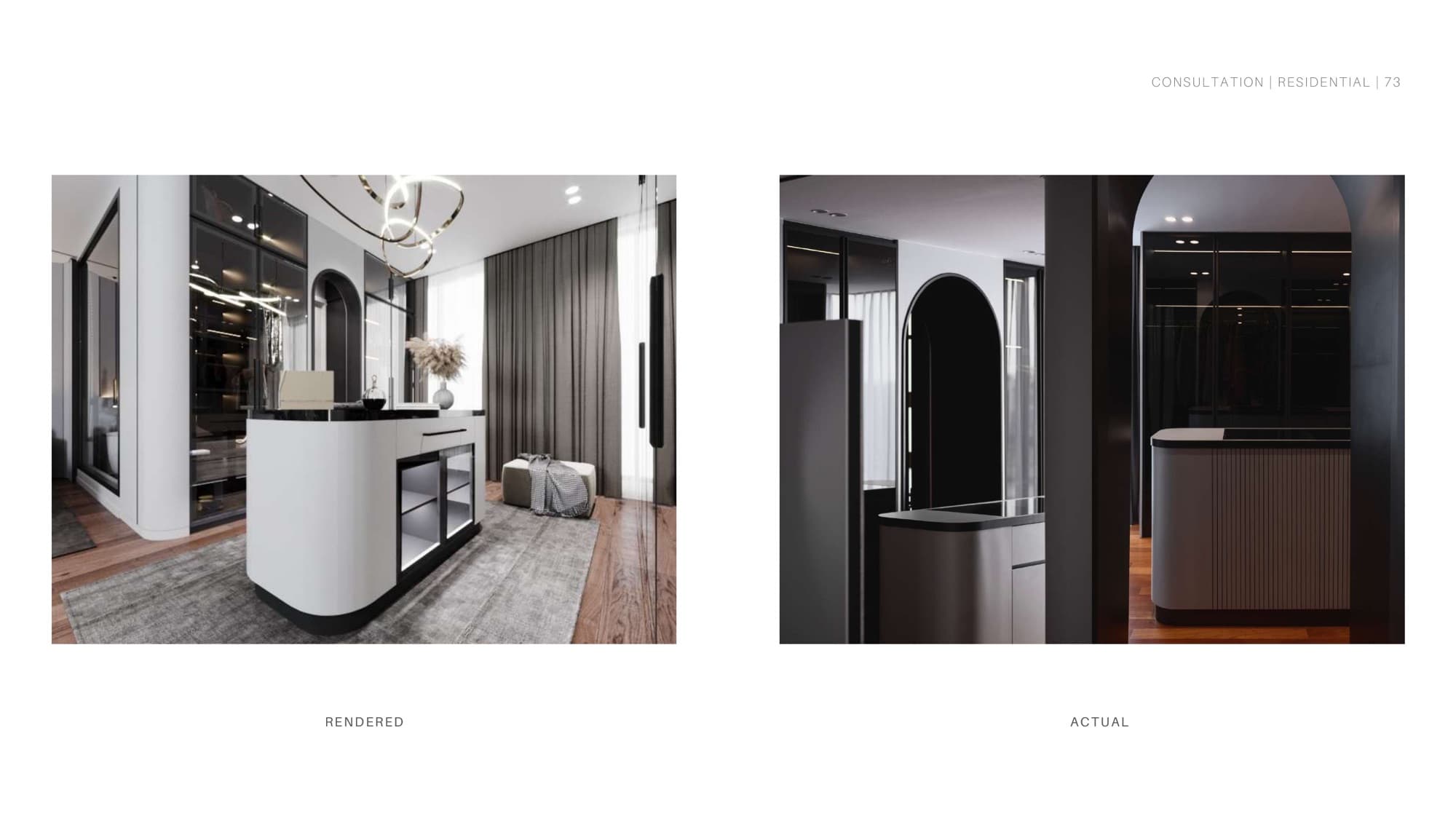 Kitchen and laundry area