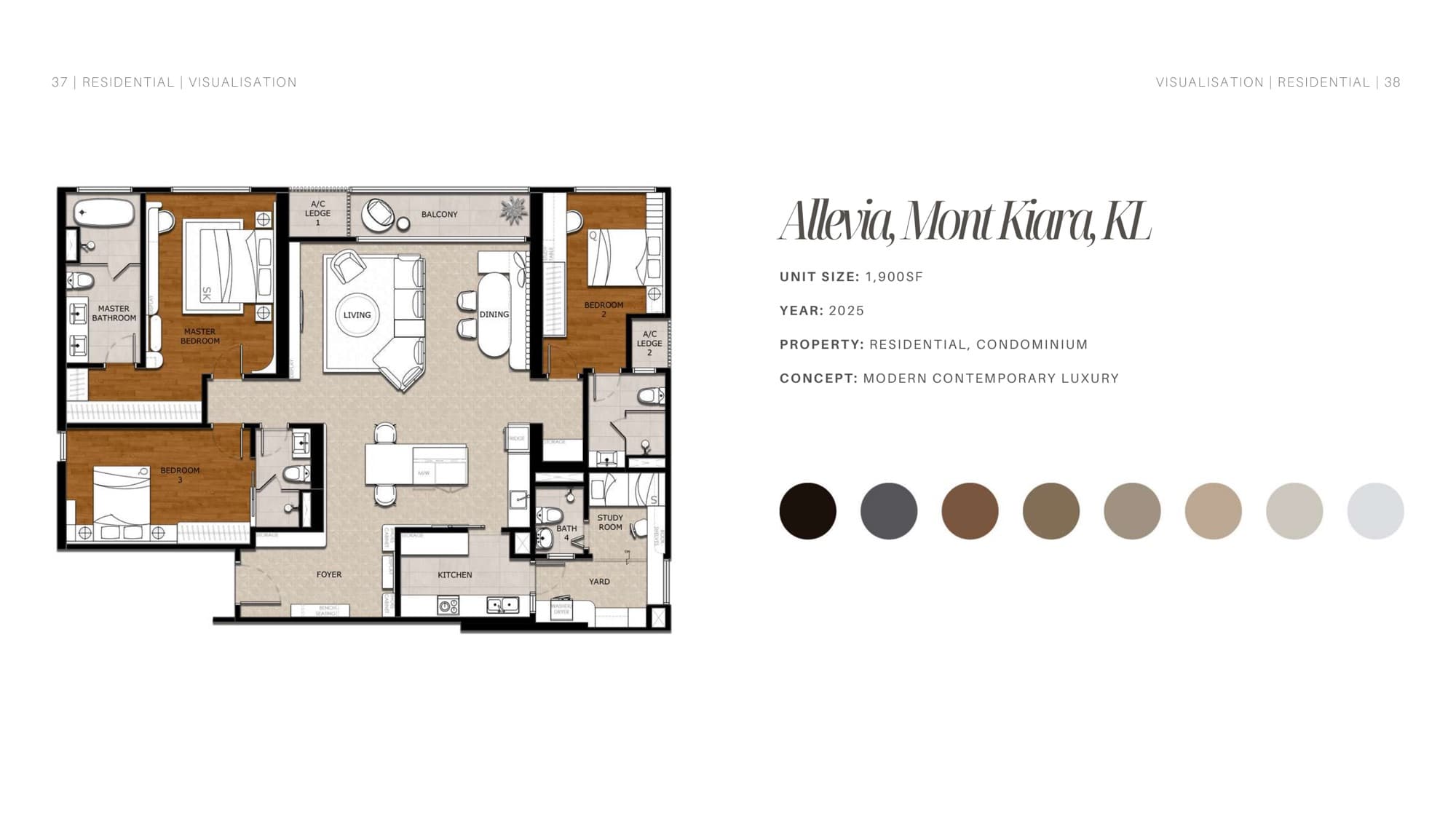 Open plan office area